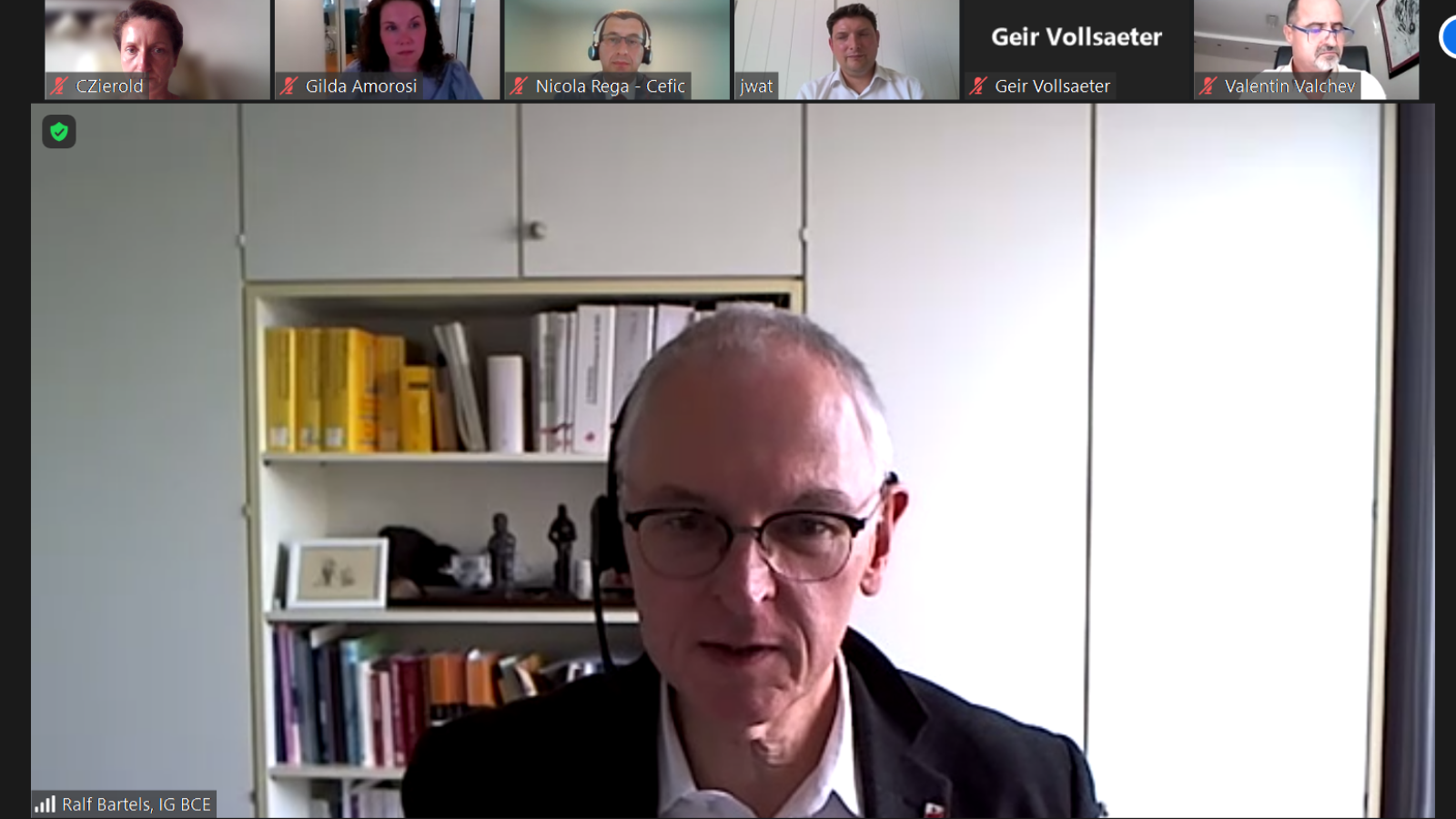 meeting of the industriAll Europe energy network